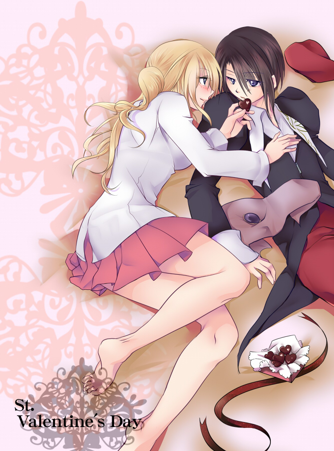 ushiromiya jessica and kanon (umineko no naku koro ni) drawn by koougi