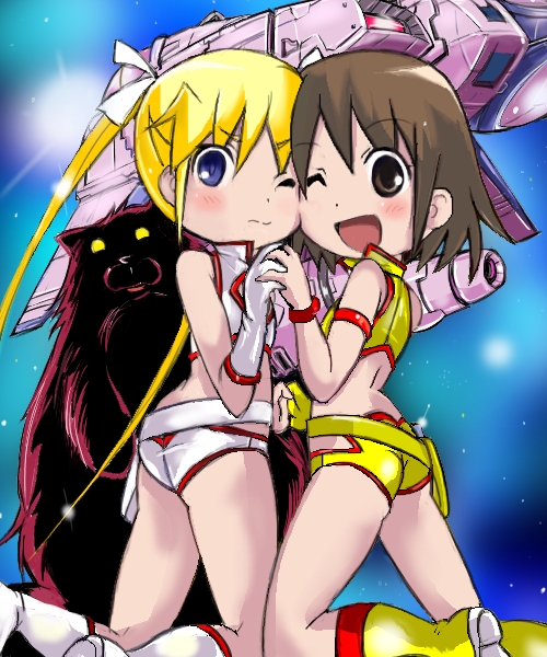 sonya, oribe yasuna, yuri, and kei (kill me baby and 1 more) drawn by t2