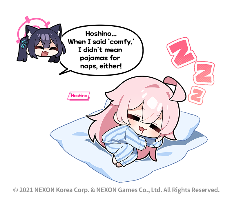 hoshino and serika (blue archive) drawn by donmin_h