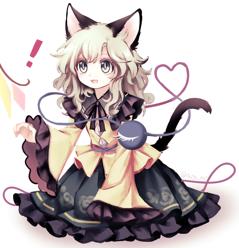 flandre scarlet and komeiji koishi (touhou) drawn by miy_001