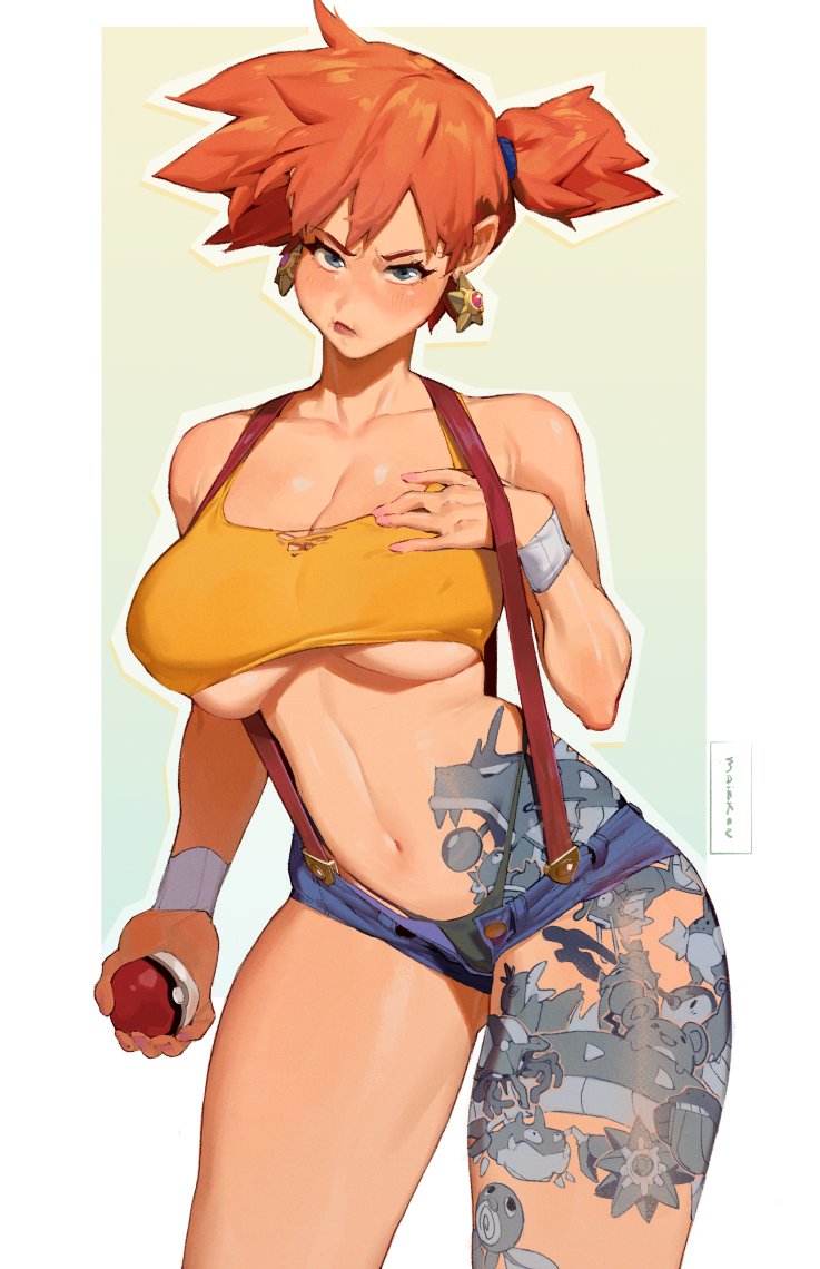 misty, mudkip, psyduck, marill, magikarp, and 6 more (pokemon) drawn by maizken
