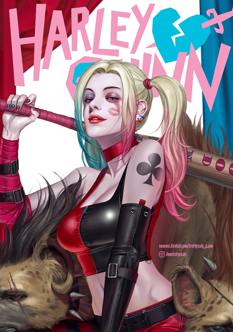 harley quinn (dc comics and 1 more) drawn by in-hyuk_lee
