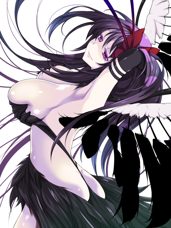 akemi homura and akuma homura (mahou shoujo madoka magica and 1 more) drawn by tama_two_(fukuya)