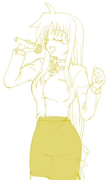 fate testarossa (lyrical nanoha and 1 more) drawn by hayami_ryouji