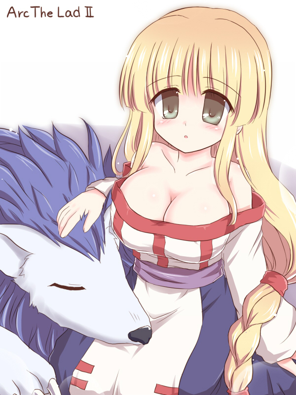 lieza and paundit (arc the lad and 1 more) drawn by ry_(yagoyago)