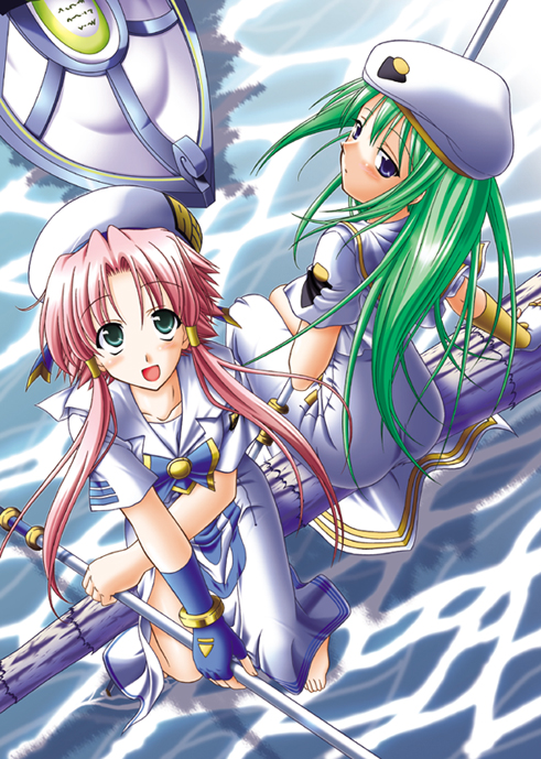 mizunashi akari and alice carroll (aria) drawn by akari_ryuryuwa
