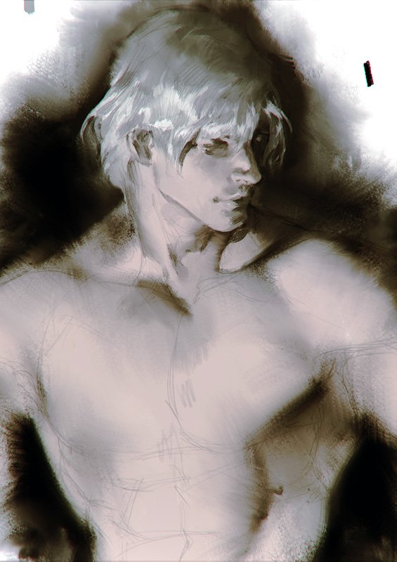 dante (devil may cry and 1 more) drawn by rae_(offrecord)