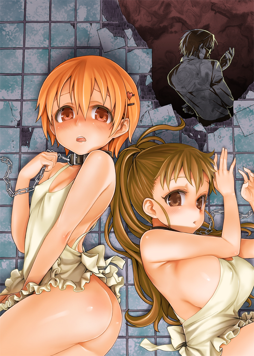 taneshima popura, inami mahiru, and takanashi souta (jojo no kimyou na bouken and 1 more) drawn by asanagi