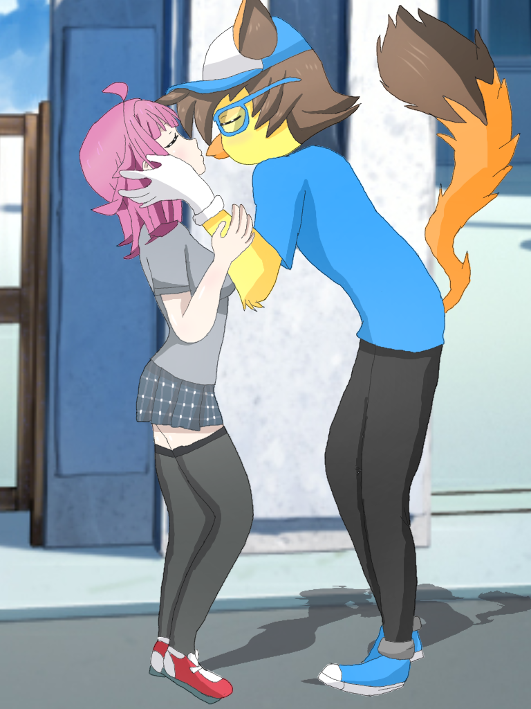 tennoji rina and jack matsumoto (original and 4 more) drawn by jimmy09