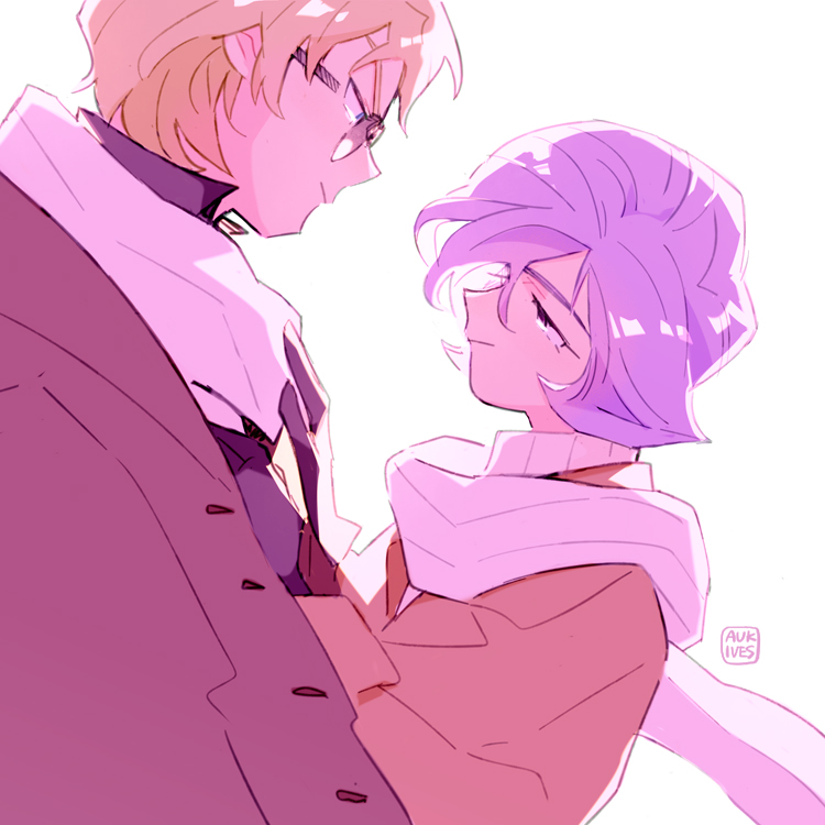 char aznable and garma zabi (gundam and 2 more) drawn by aukives