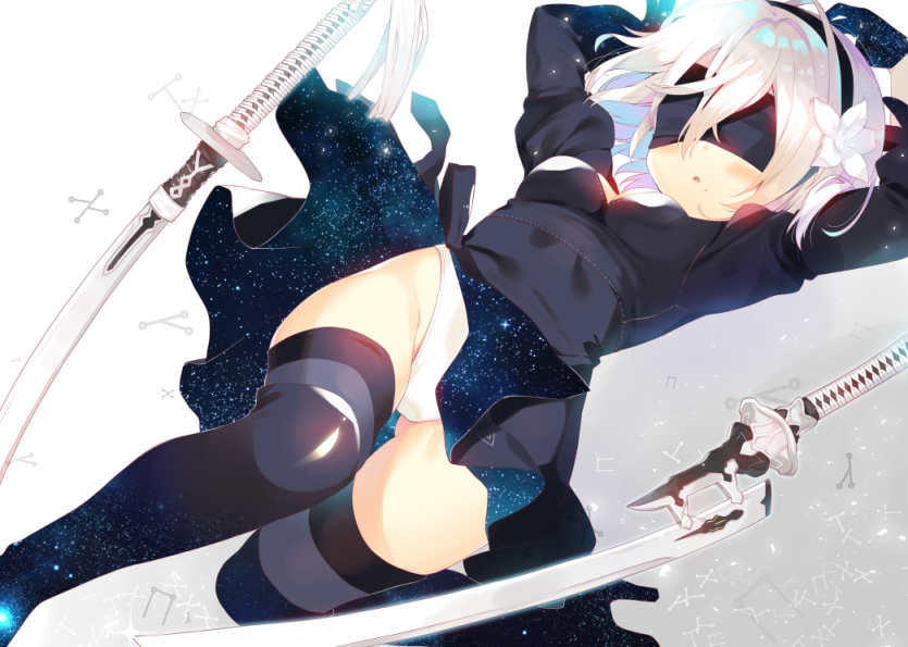 2b (nier and 1 more) drawn by yuizaki_kazuya