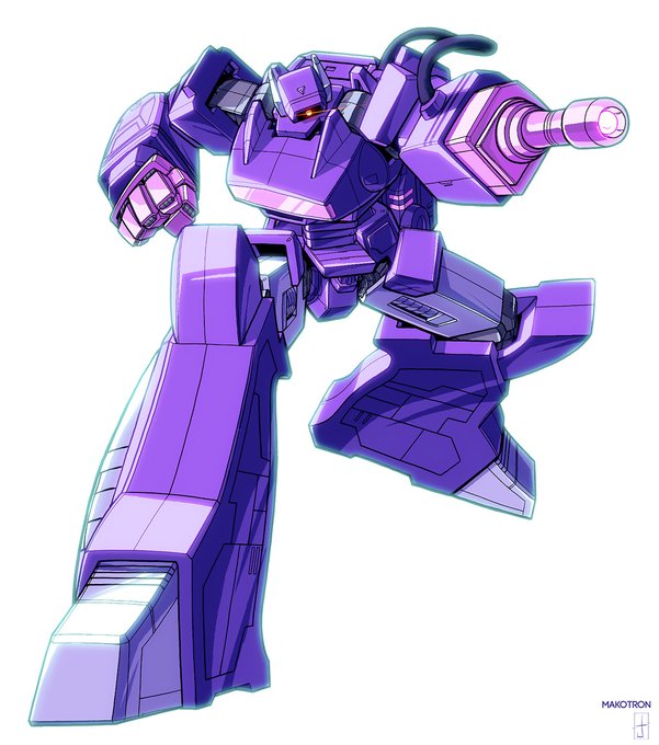 shockwave (transformers and 1 more) drawn by josh_burcham and makoto_ono