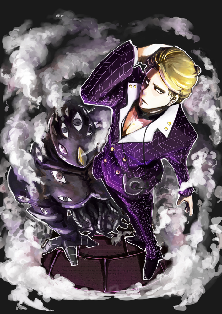 prosciutto and the grateful dead (jojo no kimyou na bouken and 1 more) drawn by holysnow