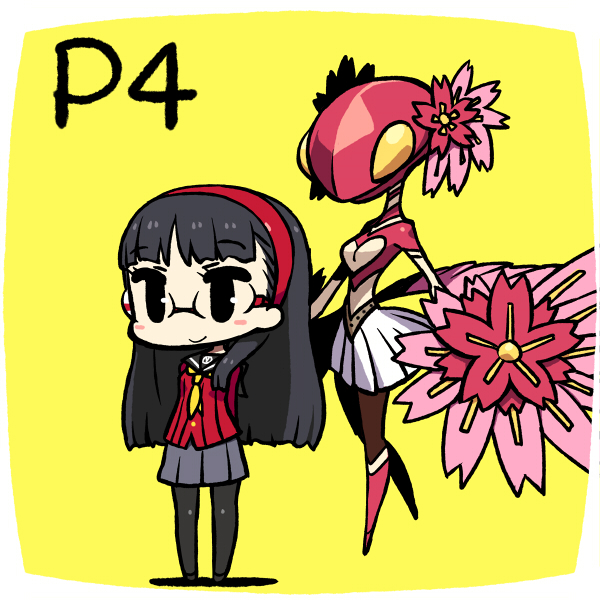 amagi yukiko and konohana sakuya (persona and 1 more) drawn by chan_co
