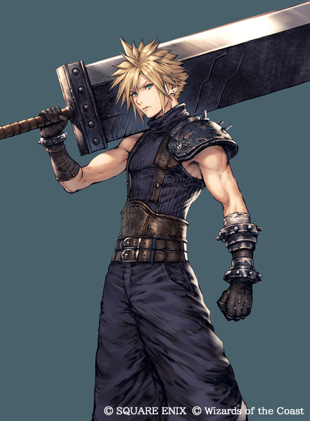 cloud strife (final fantasy and 2 more) drawn by makimura_shunsuke