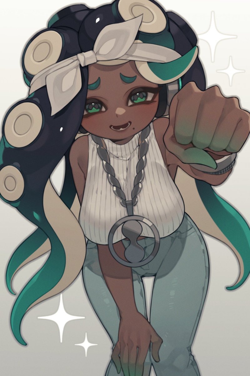marina (splatoon and 2 more) drawn by prat_rat
