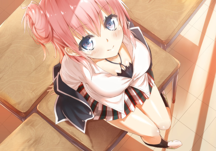 yuigahama yui (yahari ore no seishun lovecome wa machigatteiru.) drawn by heirou