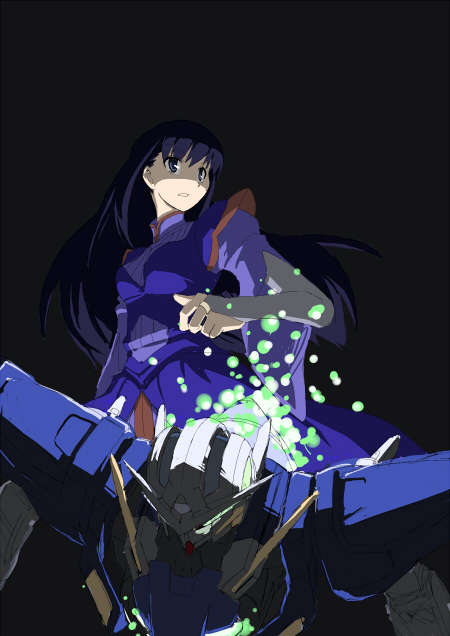 marina ismail and gundam exia (gundam and 1 more) drawn by aki-san_(groovy77)