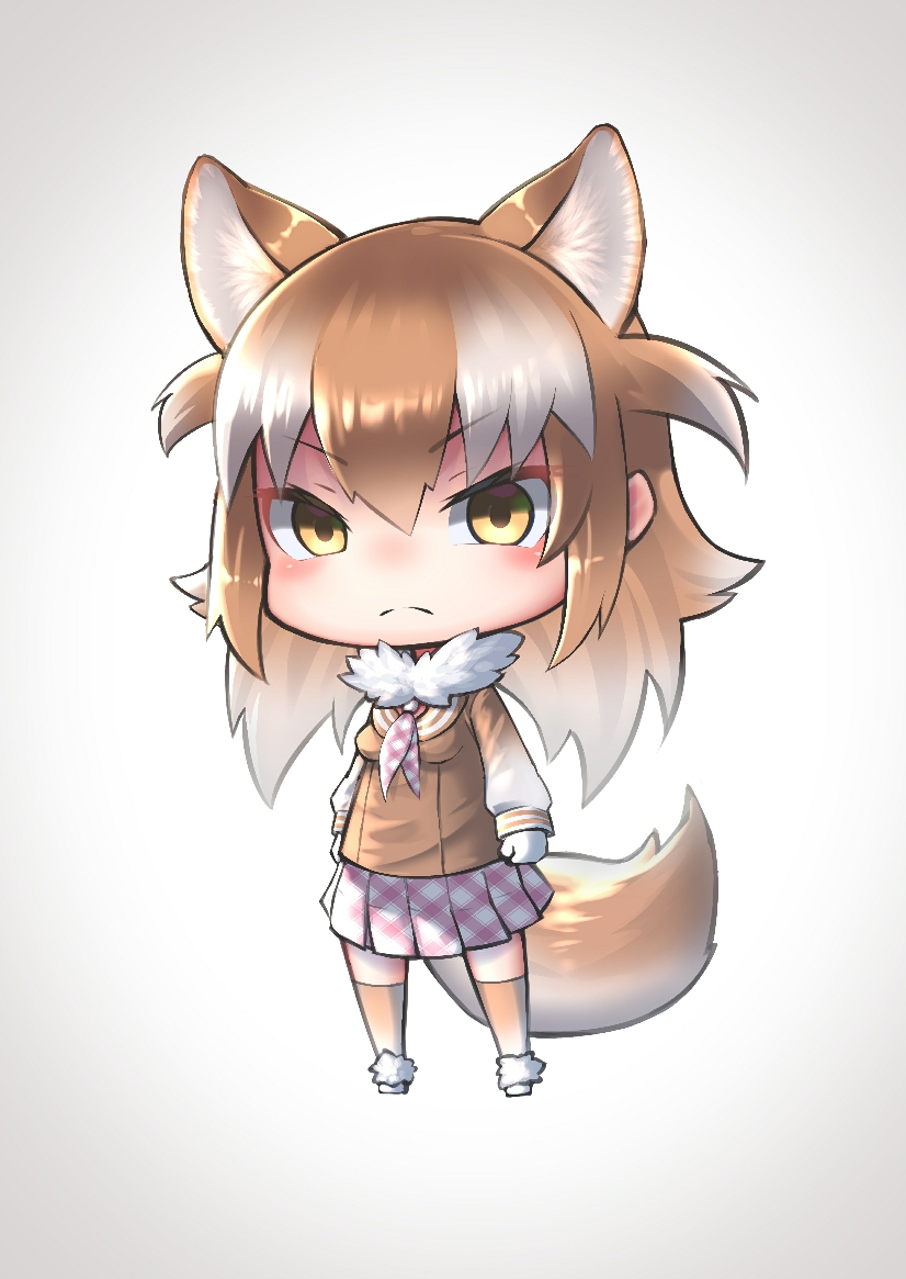 japanese wolf (kemono friends) drawn by akuma_(st.takuma)