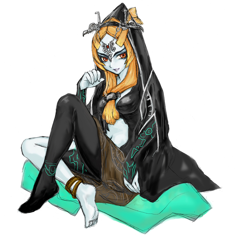 midna (the legend of zelda and 1 more) drawn by mi_(karintokinako)