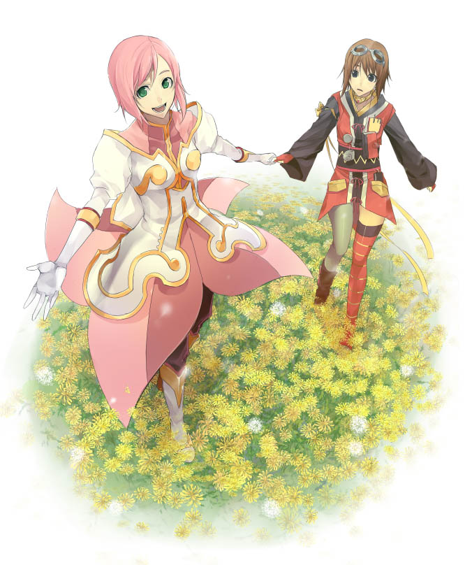 estellise sidos heurassein and rita mordio (tales of and 1 more) drawn by izumi_(nagashi)