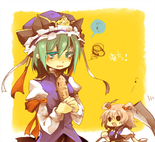 shiki eiki and onozuka komachi (touhou) drawn by uru_uzuki