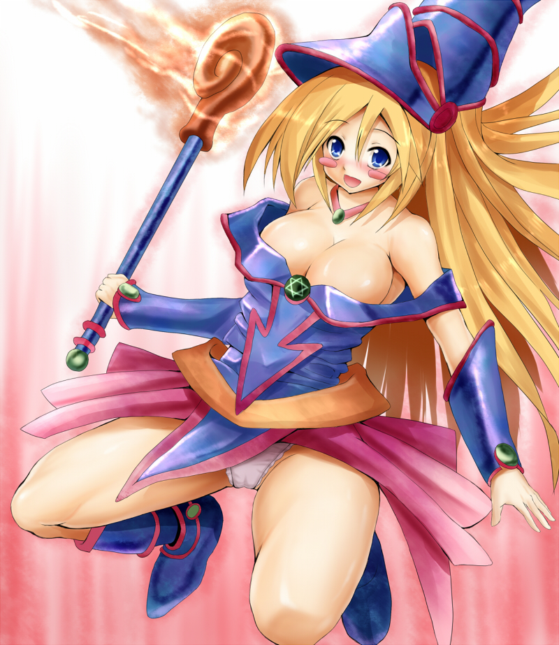 dark magician girl (yu-gi-oh!) drawn by blastbeat