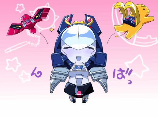 deathsaurus, tiger breast, and eagle breast (transformers and 1 more) drawn by yojio_(2188)