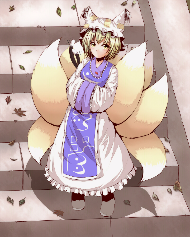 yakumo ran and chen (touhou) drawn by hiro_(pqtks113)