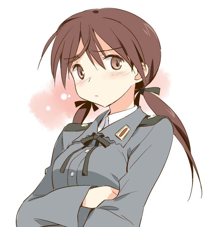 gertrud barkhorn (world witches series and 1 more) drawn by asoka