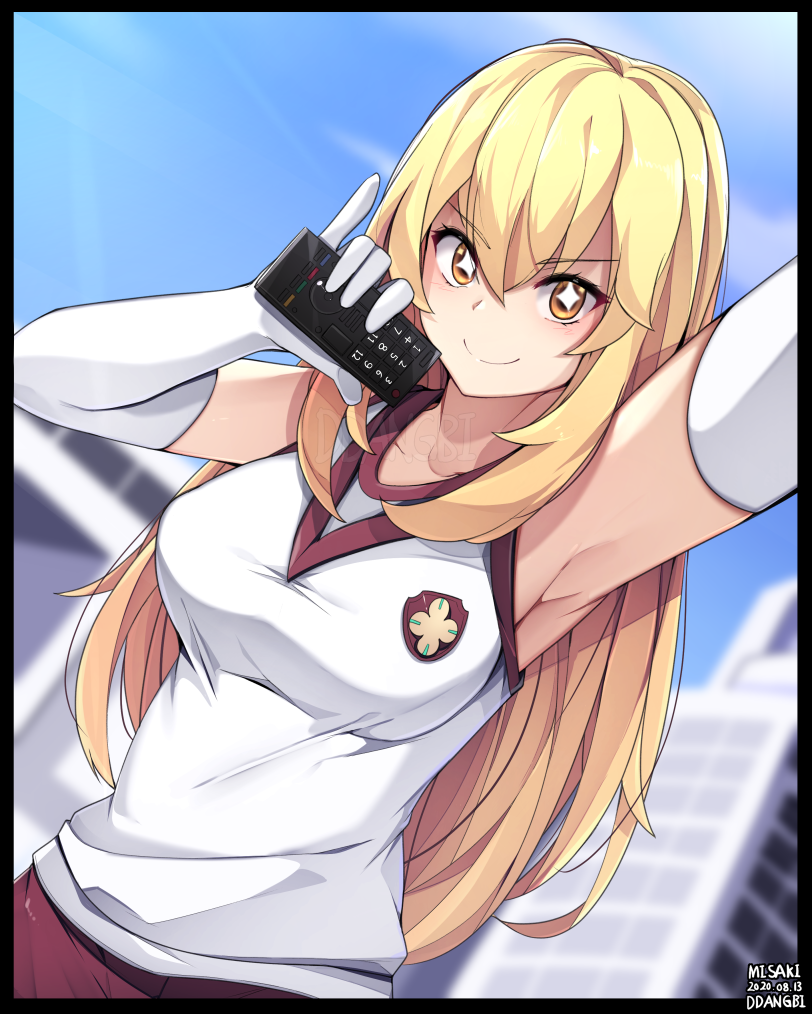 shokuhou misaki (toaru majutsu no index and 2 more) drawn by ddangbi