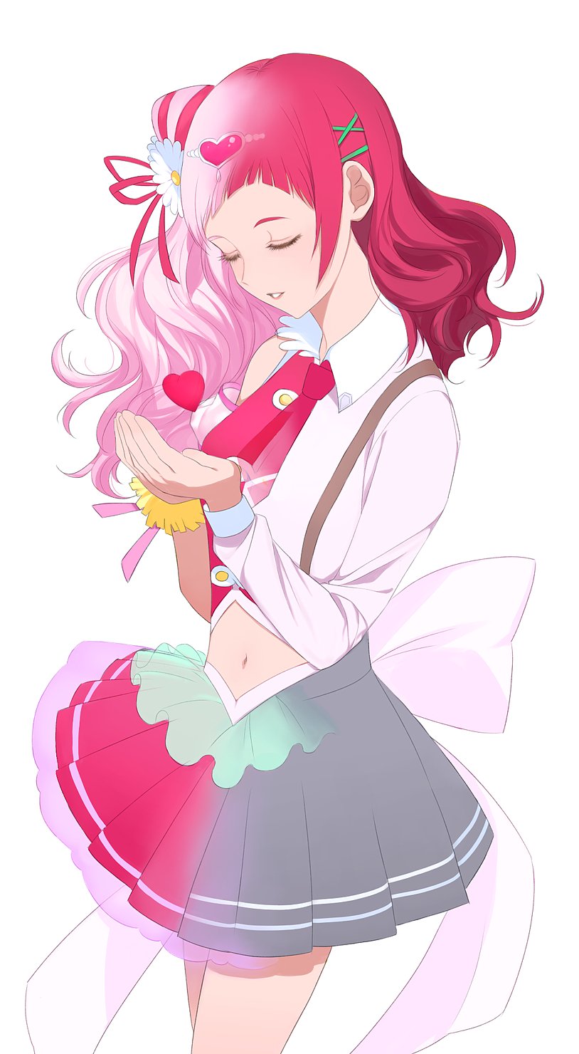 nono hana and cure yell (precure and 1 more) drawn by shime_shima_uo