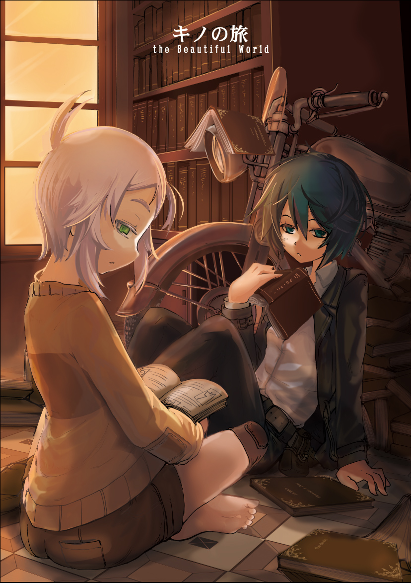 kino, hermes, and tea (kino no tabi) drawn by kate_wong