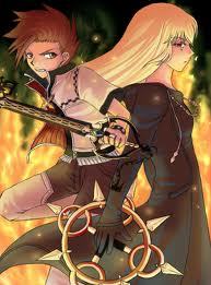 roxas, colette brunel, axel, and lloyd irving (tales of and 3 more)