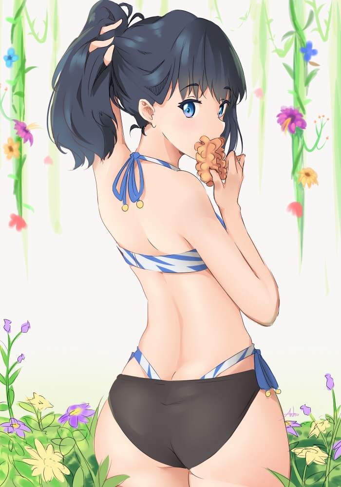 takarada rikka (gridman universe and 1 more) drawn by anho