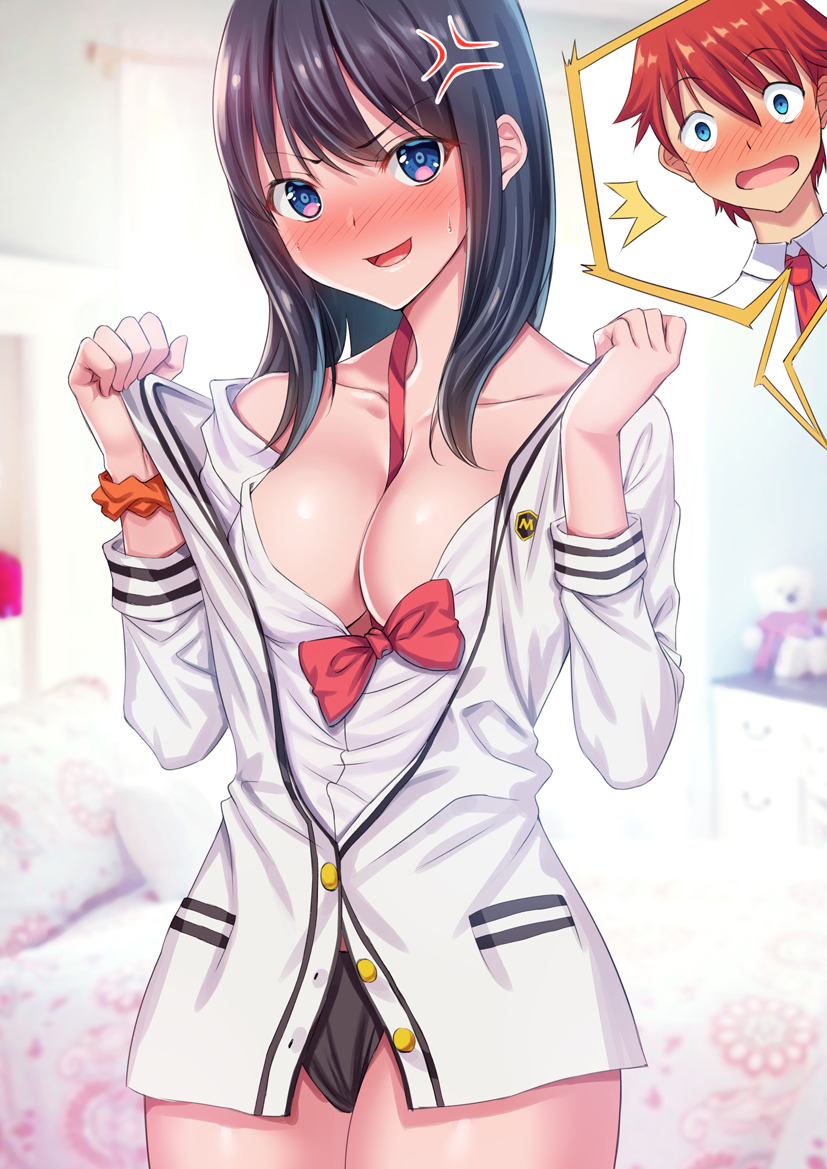 takarada rikka and hibiki yuuta (gridman universe and 1 more) drawn by hoshi_ichi