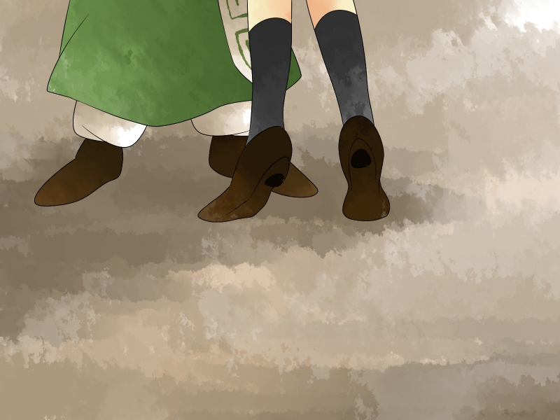 izayoi sakuya and hong meiling (touhou) drawn by hammer_(sunset_beach)