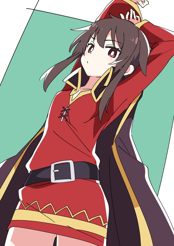 megumin (kono subarashii sekai ni shukufuku wo!) drawn by ixy