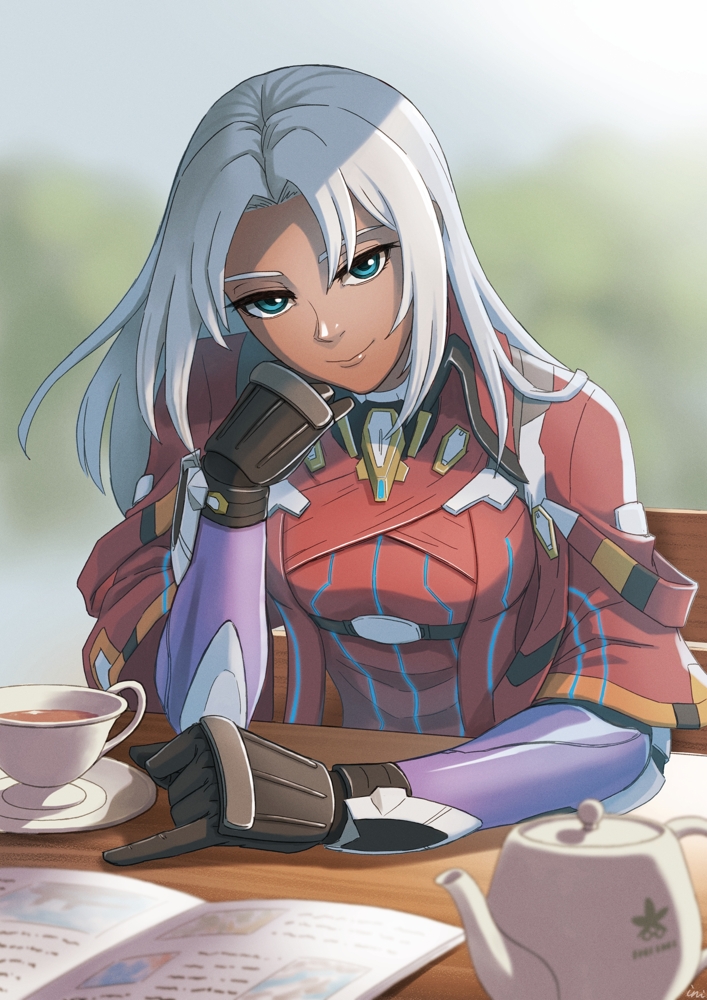 elma (xenoblade chronicles and 1 more) drawn by ini4illust
