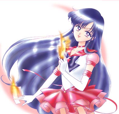 hino rei, sailor mars, and super sailor mars (bishoujo senshi sailor moon and 2 more) drawn by takeuchi_naoko
