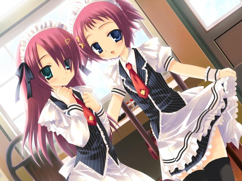 naruse mayuka and naruse ayuka (hajimete no otetsudai) drawn by sin-go