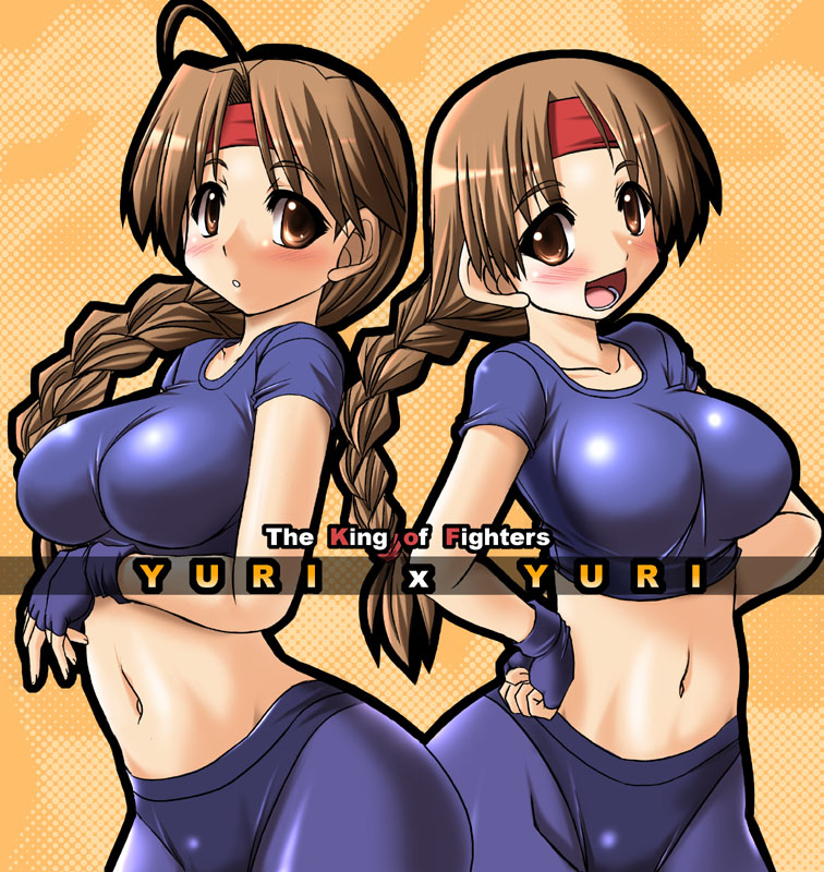 yuri sakazaki (the king of fighters and 2 more) drawn by tonpuu
