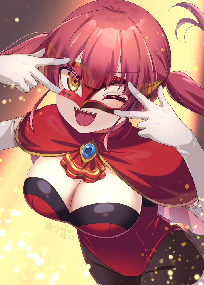 houshou marine (hololive and 1 more) drawn by ryofuhiko