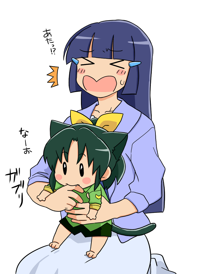 midorikawa nao and aoki reika (precure and 1 more) drawn by koyama_shigeru