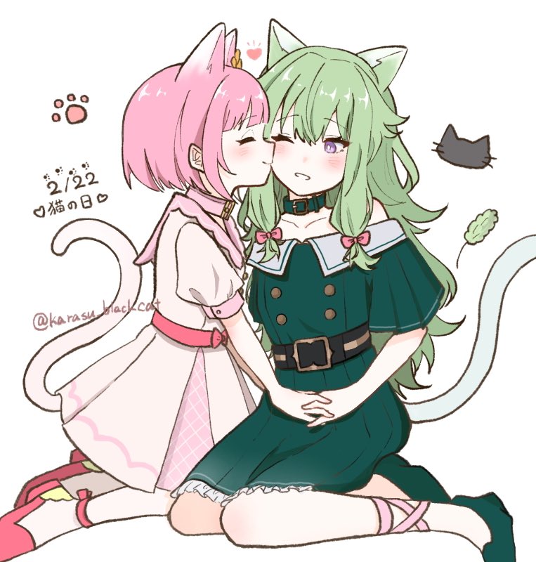 ootori emu and kusanagi nene (project sekai and 1 more) drawn by karasu_blackcat