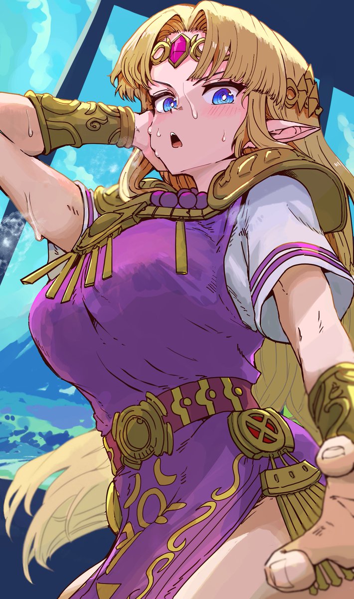 princess zelda (the legend of zelda and 1 more) drawn by ishijimajirou