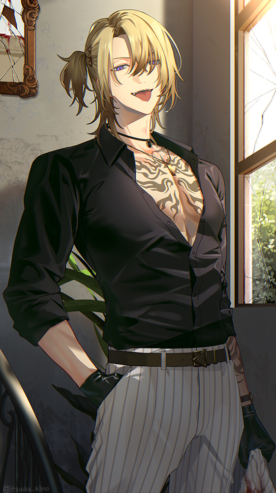 luca kaneshiro (nijisanji and 1 more) drawn by tsuika_63no