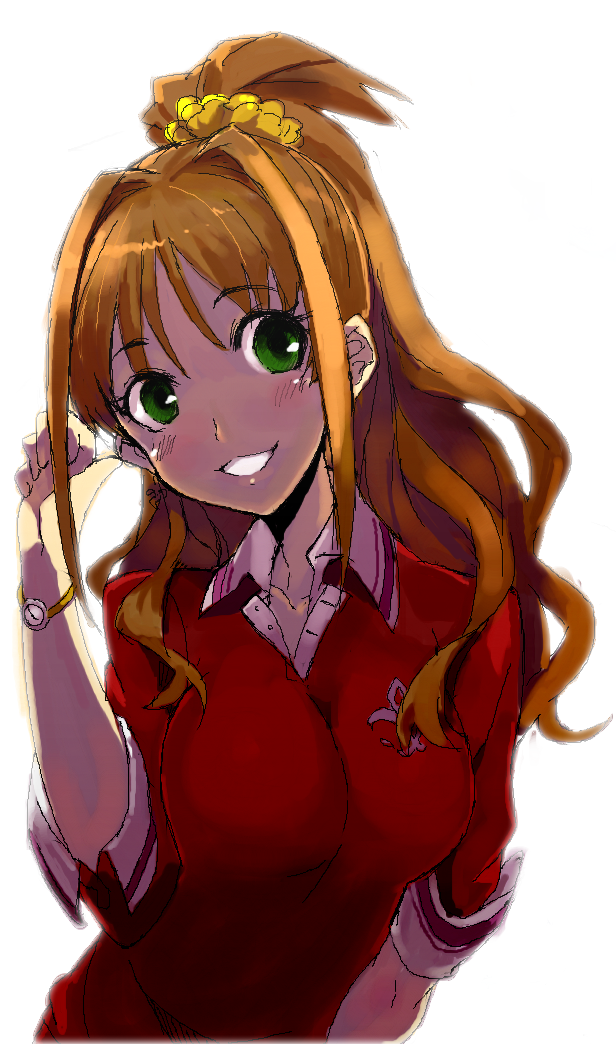 hino akane (idolmaster and 1 more) drawn by kusanagi_kaoru