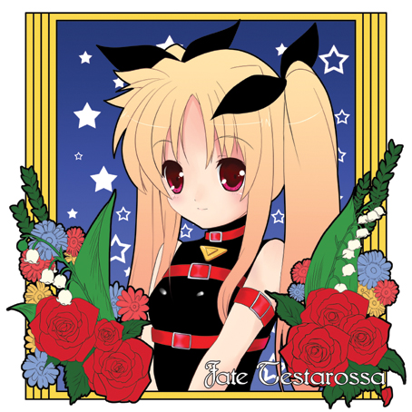 fate testarossa (lyrical nanoha and 1 more) drawn by nanao_mizuho