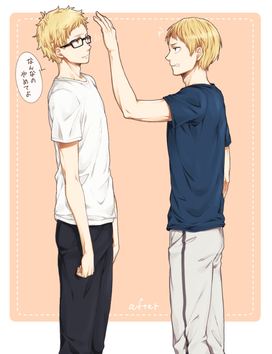 tsukishima kei and tsukishima akiteru (haikyuu!!) drawn by wai